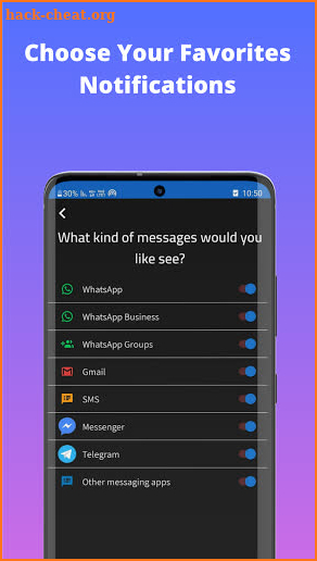 Automatic message reading and  screenshot