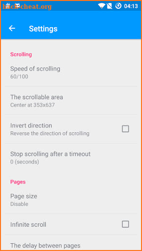 Automatic Scroll - Easy Scrolling screenshot