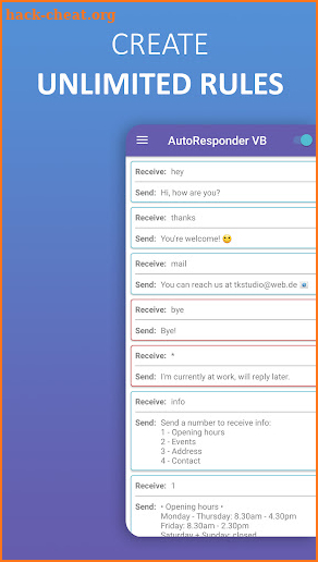 AutoResponder for VB screenshot