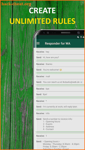 AutoResponder for WA - Auto Reply Bot screenshot