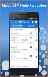 AutoResponder / SMS Scheduler screenshot