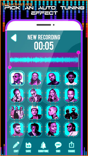 Autotune your Voice App - Auto Tune Voice Recorder screenshot