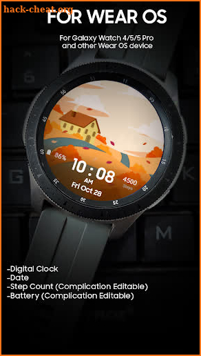 Autumn - Digital Watchface screenshot