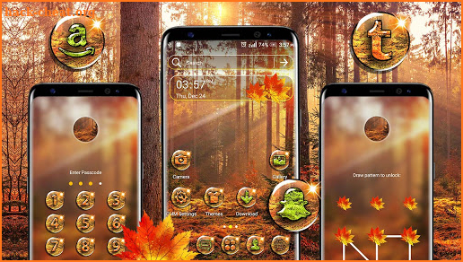 Autumn Forest Theme screenshot
