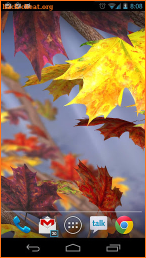 Autumn Tree Live Wallpaper screenshot