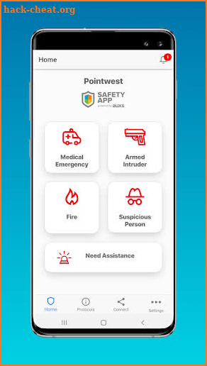 AUXS Safety App screenshot