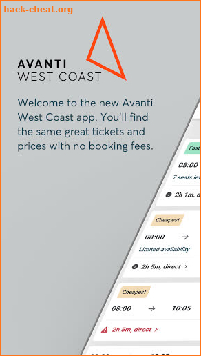 Avanti West Coast - Book Cheap Train Tickets screenshot
