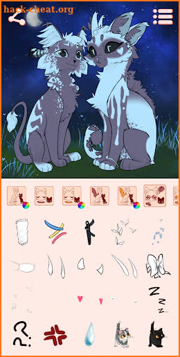 Avatar Maker: Couple of Cats screenshot