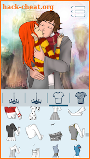 Avatar Maker: Kissing Couple screenshot