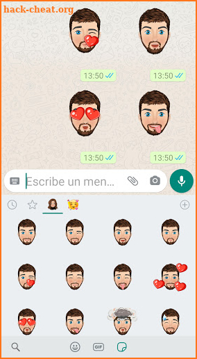 Avatarly: crear avatar emoji para Wastickerapps screenshot