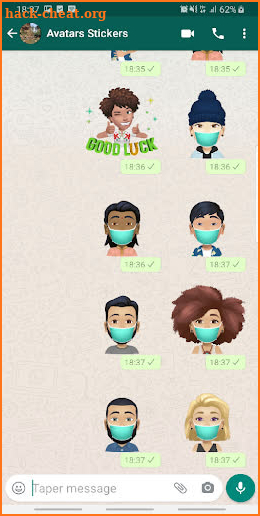 Avatars Stickers For Whatsapp - WASTICKERAPPS screenshot