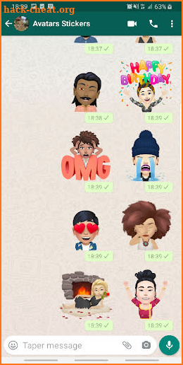 Avatars Stickers For Whatsapp - WASTICKERAPPS screenshot