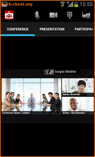 Avaya Scopia Mobile screenshot