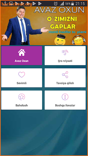 Avaz Oxun - O'zimizning gaplar screenshot
