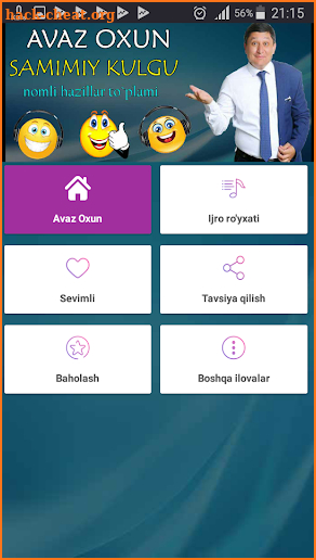 Avaz Oxun - Samimiy kulgu screenshot