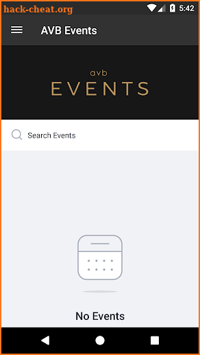 AVB Events screenshot