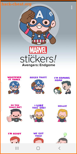 Avengers: Endgame Stickers screenshot