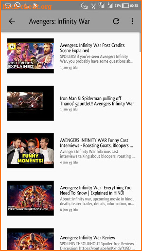 Avengers : Infinity War Wallpaper HD screenshot