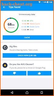 AVG Cleaner: Free Utilization Tool & Space Clean screenshot