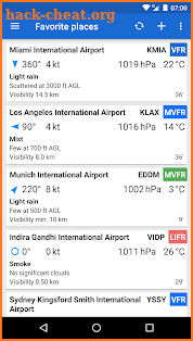 Avia Weather - METAR & TAF screenshot
