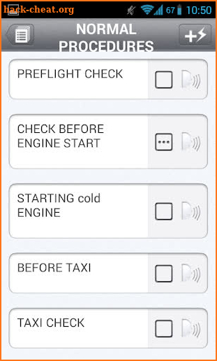 Aviation Checklist screenshot