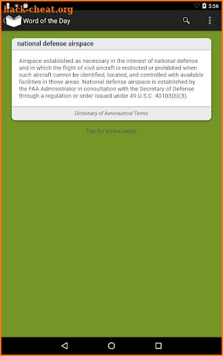 Aviation Dictionary screenshot