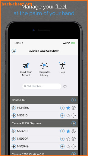 Aviation W&B Calculator screenshot