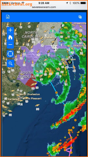 Aviation Weather Doppler Radar screenshot