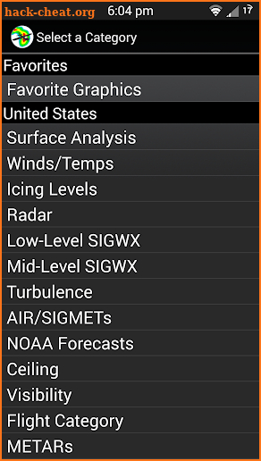 Aviation Weather Graphics screenshot