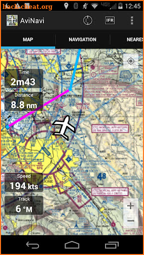 AviNavi, navigation for pilots screenshot