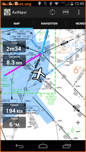 AviNavi, navigation for pilots screenshot