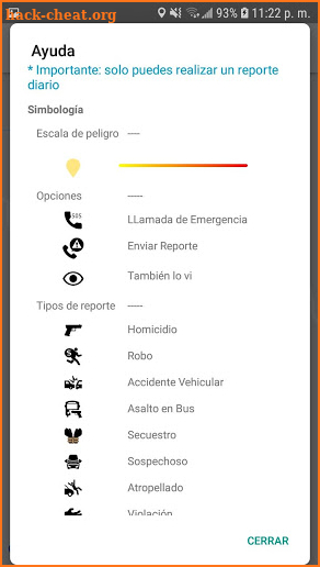 Avisame app screenshot