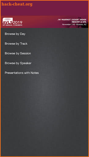 AVLS Events screenshot