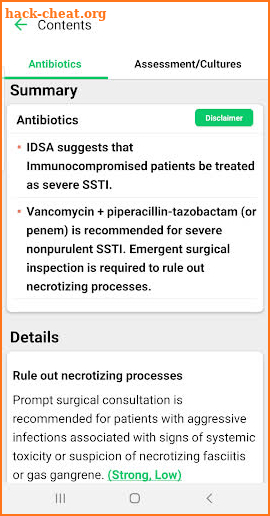 avoMD: Personalized Medical Guidelines screenshot