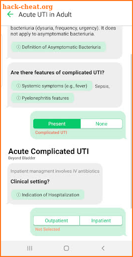 avoMD: Personalized Medical Guidelines screenshot