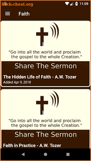 A.W. Tozer Sermons screenshot