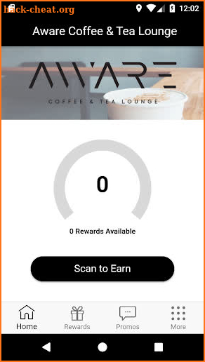 Aware Coffee Rewards screenshot