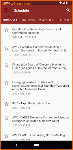 AWCI Convention & INTEX 2022 screenshot