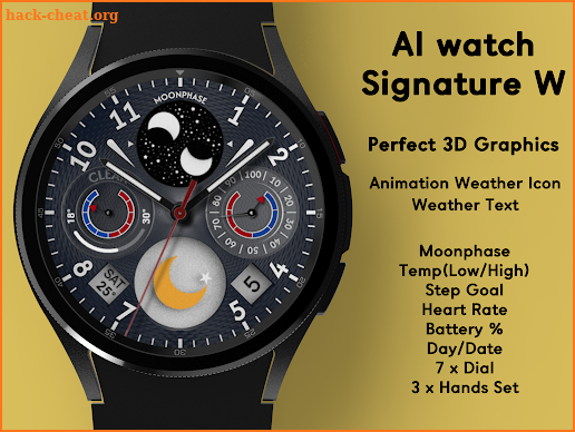 AWD SIGNATURE W watchface screenshot