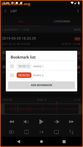 Awesome Voice Recorder screenshot