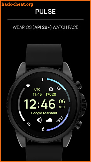 Awf Pulse - Wear OS watch face screenshot