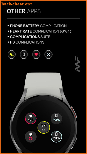 Awf Simple Digital - watchface screenshot