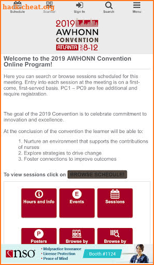 AWHONN 2019 Conference screenshot