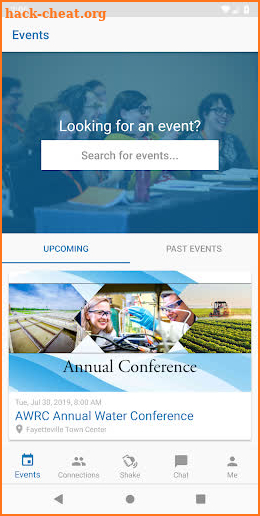 AWRC Annual Water Conference screenshot
