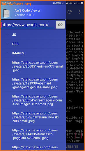 AWS Code Viewer screenshot