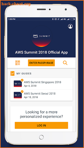 AWS Summit 2018 Official App screenshot