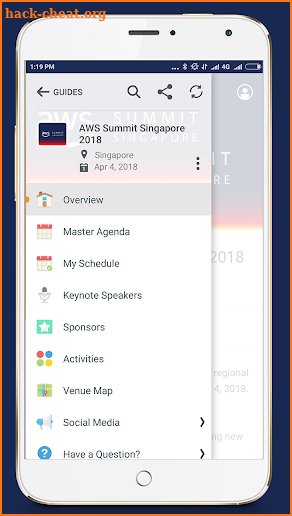 AWS Summit 2018 Official App screenshot