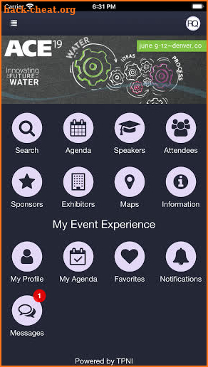 AWWA Events screenshot