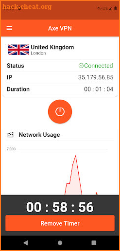 Axe VPN - Free Unlimited VPN Proxy & Less Ads screenshot
