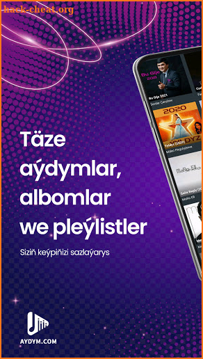 Aydym.com – Aýdym-saz portaly screenshot